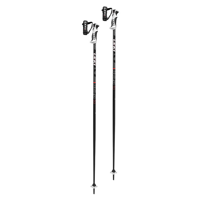 Leki Bold S Ski Poles - Black/Red