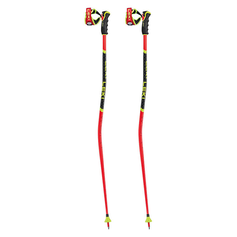 Leki WCR TBS GS 3D Ski Poles - Black/Red/Yellow