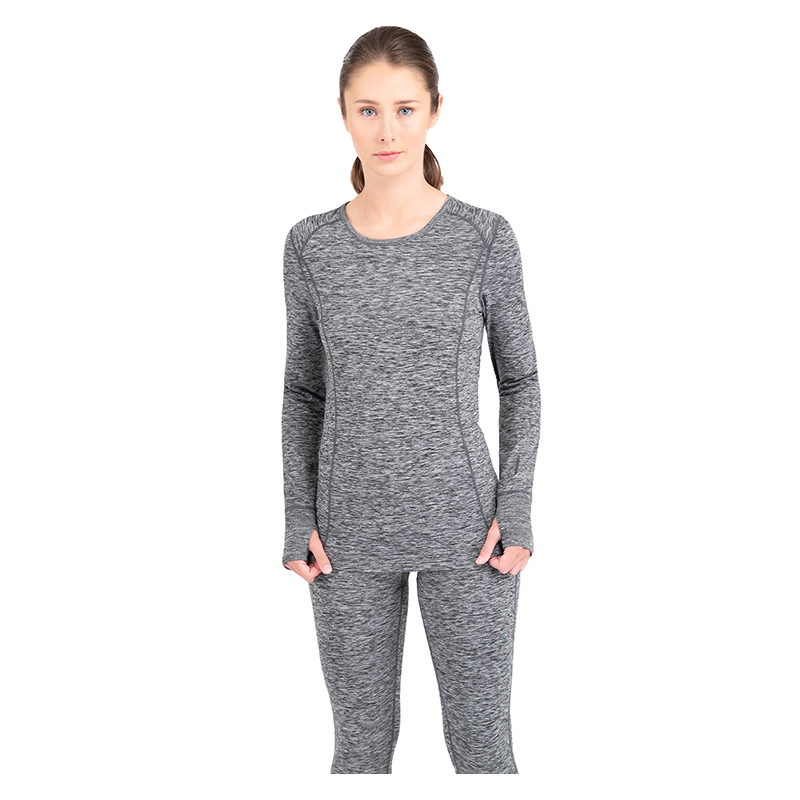 Terramar Cloud Nine 2.0 Women's Scoop Top 2024 - Grey Melange