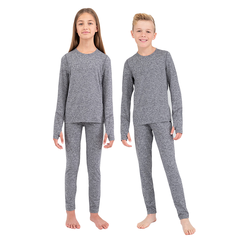 Terramar Jr Thermolator 2.0 Kids' Crew 2024 - Grey Melange