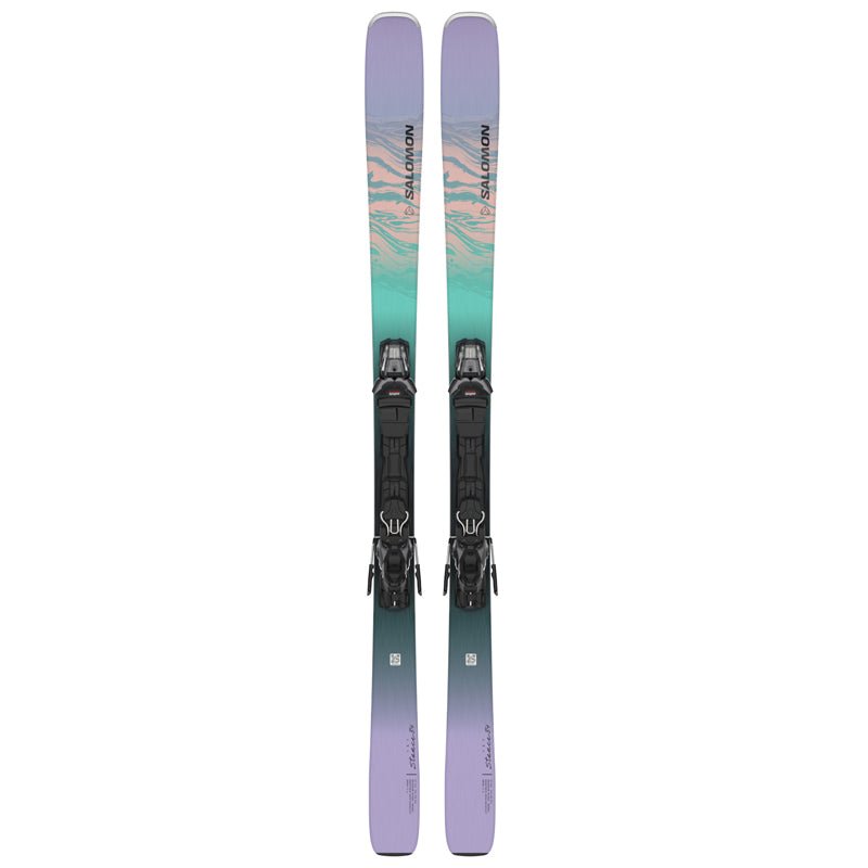 Salomon Stance 84 W + M11 Skis - Women's 2025 purple all mountain