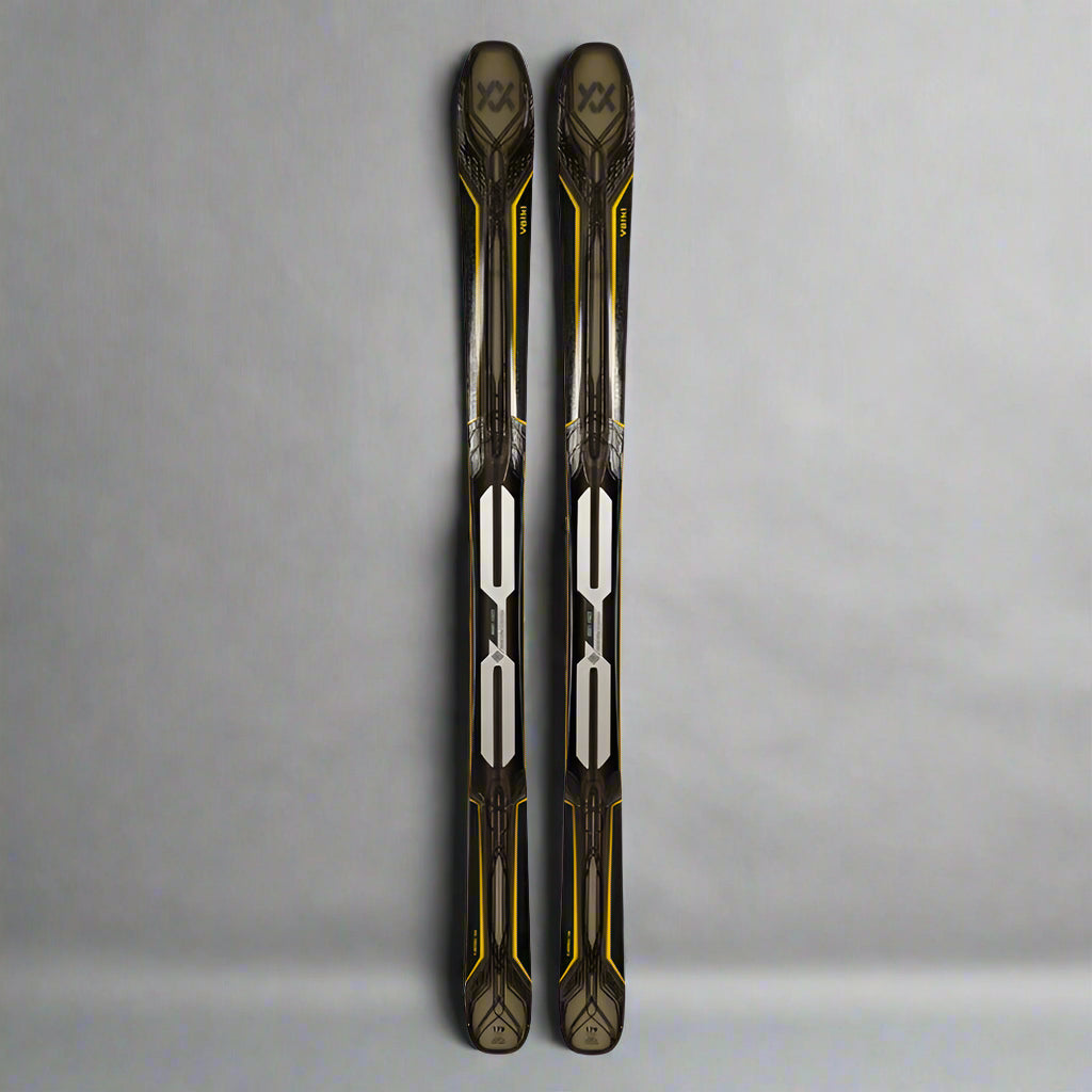 Volkl V-Werks 100 Skis 2025 black yellow freeride all mountain