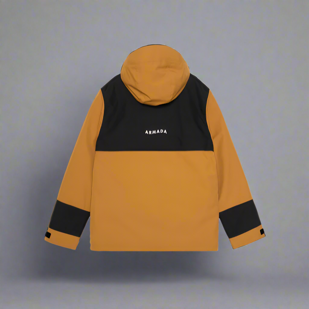 Golden Brown and Black Jacket