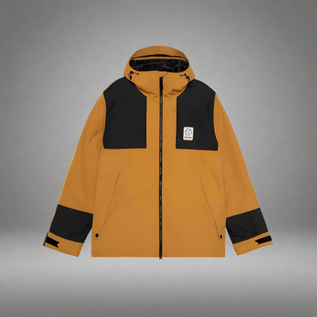 Golden Brown and Black Jacket