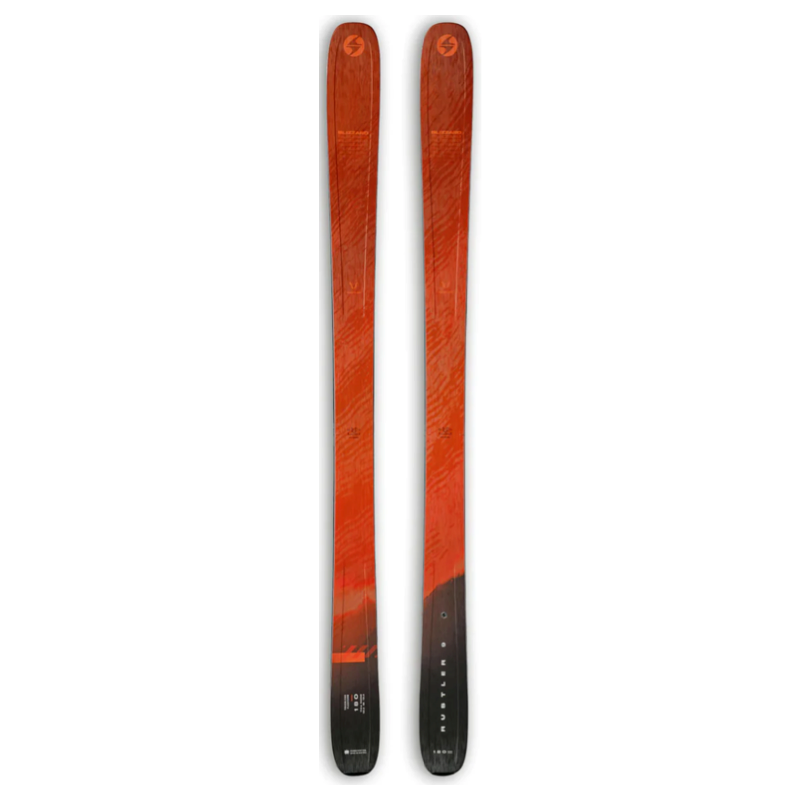 Blizzard Rustler 9 Skis 2025 orange black freeride
