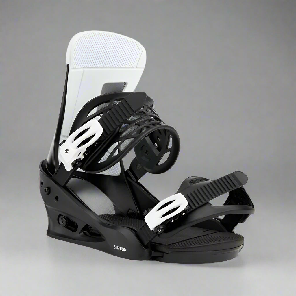 Burton Freestyle Snowboard Bindings 2024 Black/White