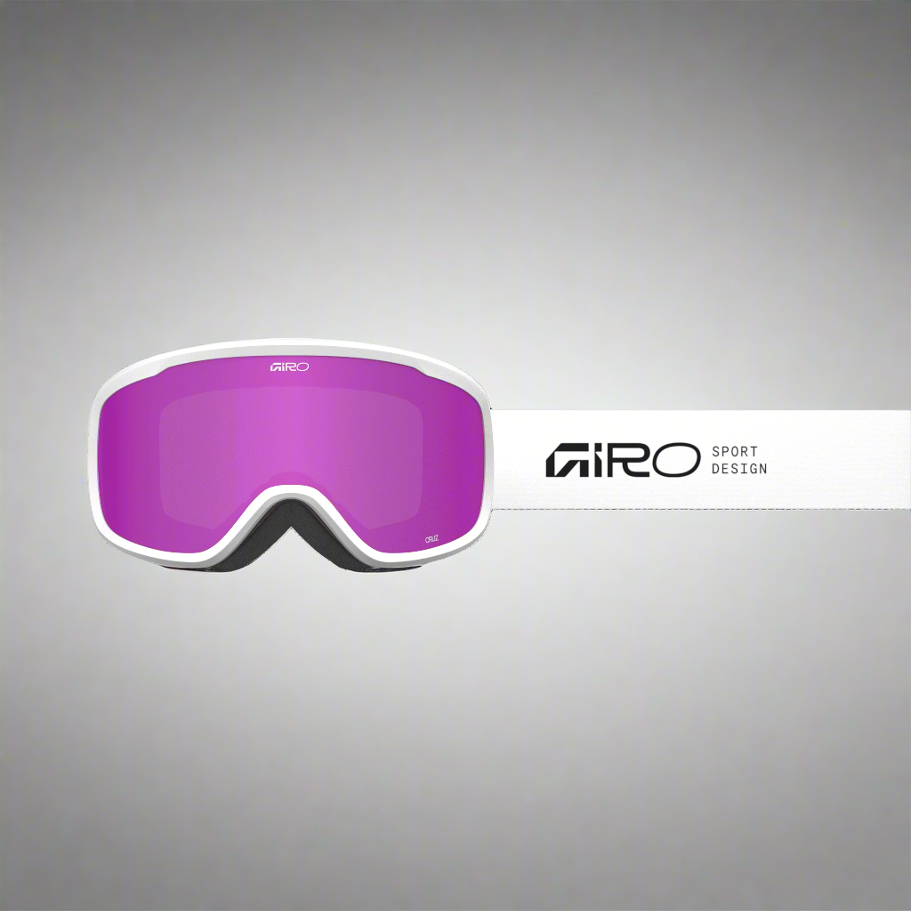 giro cruz white amber pink