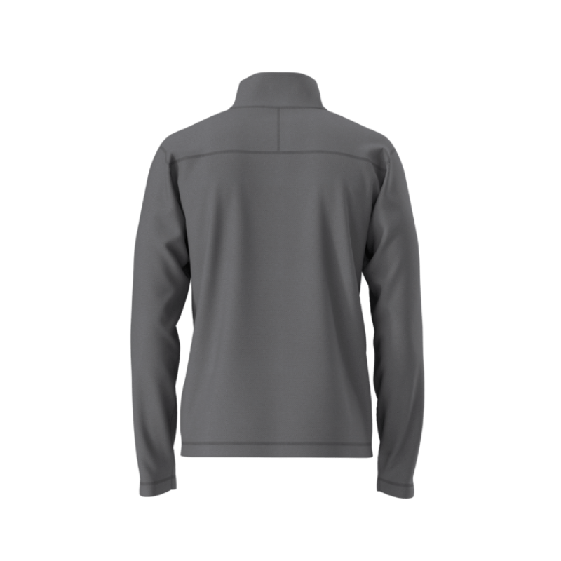Gray long-sleeve shirt on a white background