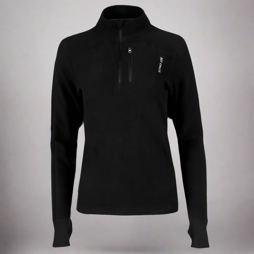 Hot Chillys La Montana Zip-T -Women's black