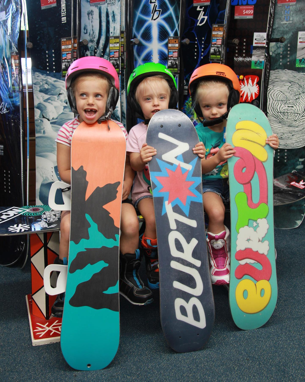 kids 5 & under ski or snowboard for free at proctor ski in Nashua NH