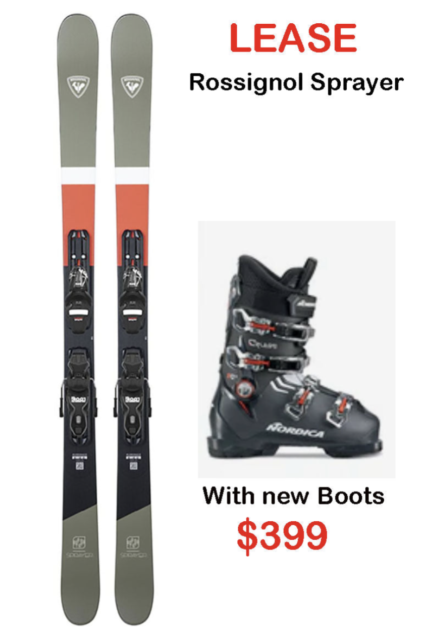 New Adult Twin Tip Ski Lease Package