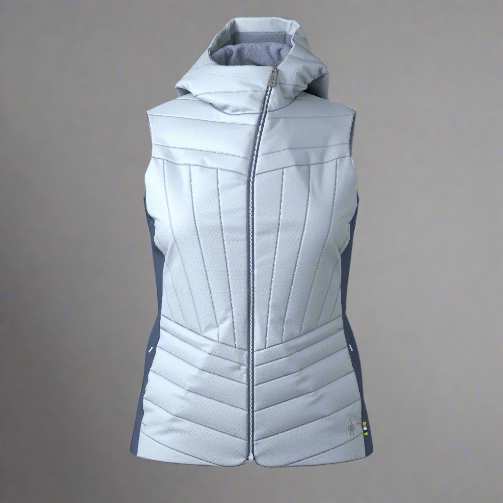 Smartwool smart loft vest w icy blue