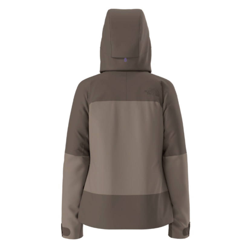 Brown hooded jacket on a white background