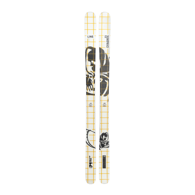 Line Chronic 94 top sheet White with yellow and black accents