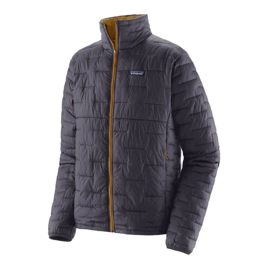 Patagonia Micro Puff Jacket S Blue R brown