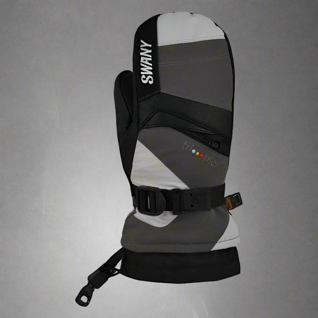 Swany X-Change Mitts Kids' - Light Grey/Dark Grey