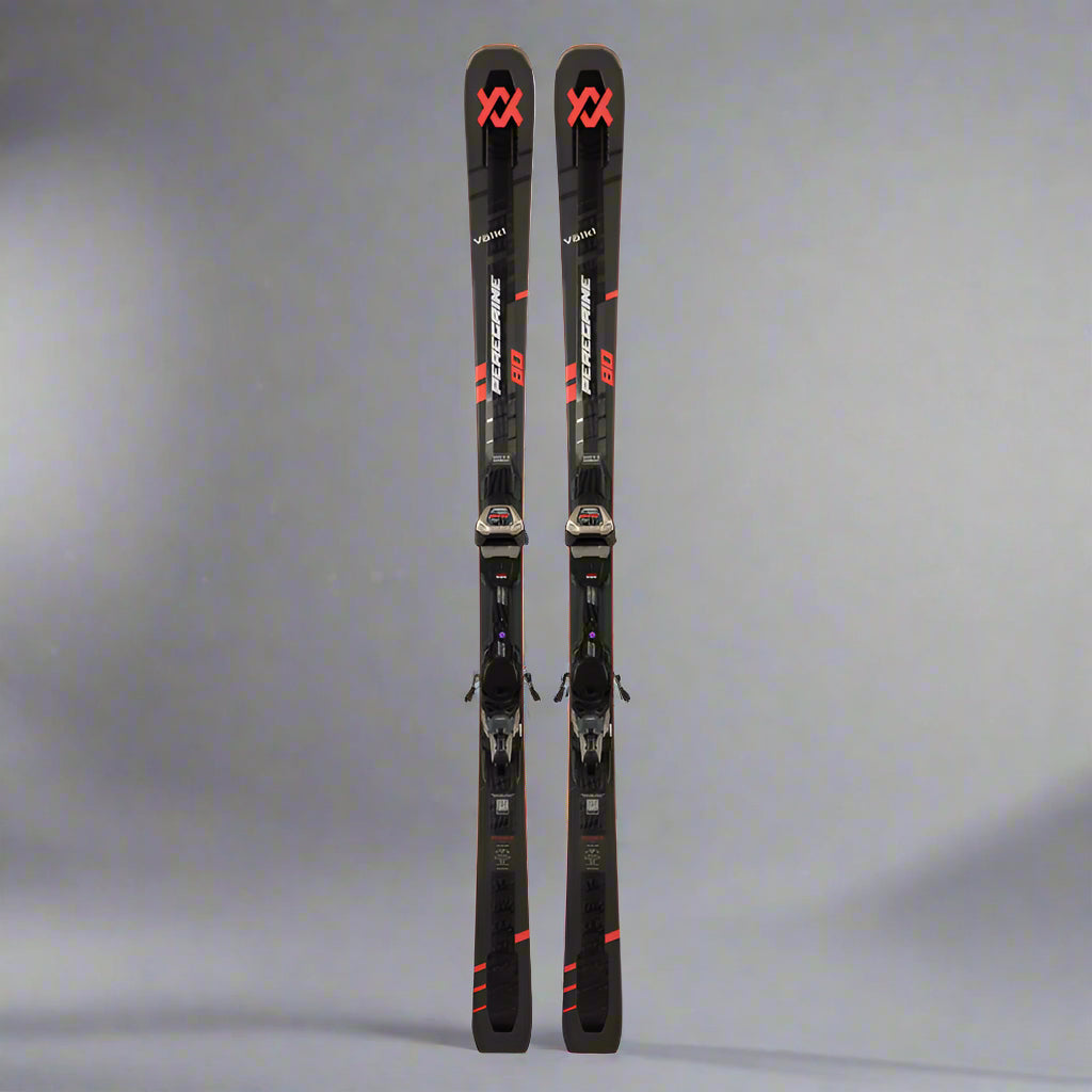 Volkl Peregrine 80 + TCX 12 Skis 2025 black red frontside