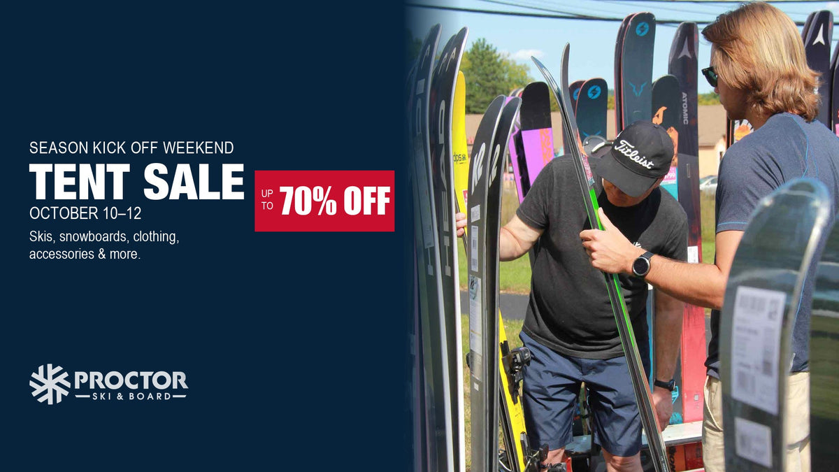 Season Kick Off Weekend -Ski Tent Sale