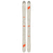 2024 K2 Poacher Skis 163cm Off-White Orange Top