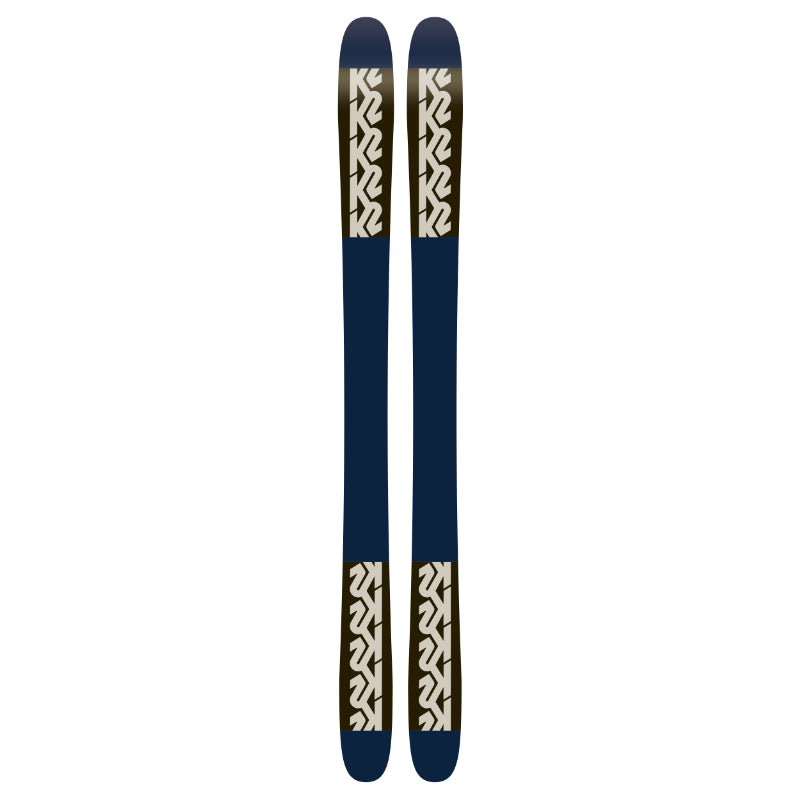 2024 K2 Poacher Skis 170cm Off-White Blue Base