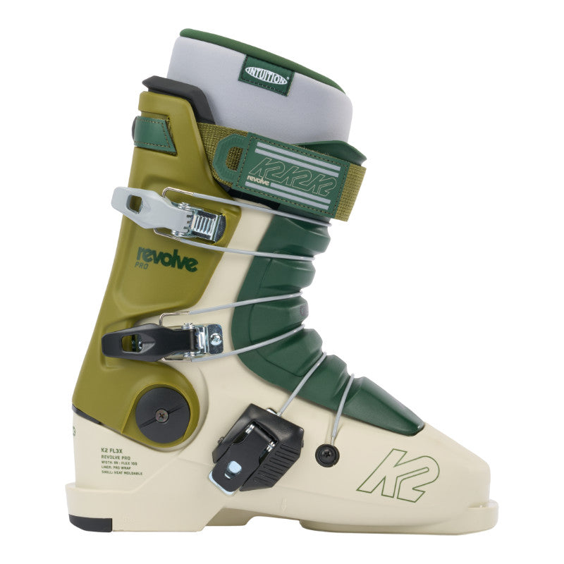 2024 K2 Revolve Pro Ski Boots Tan Olive