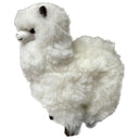 Peruvian link alpaca white