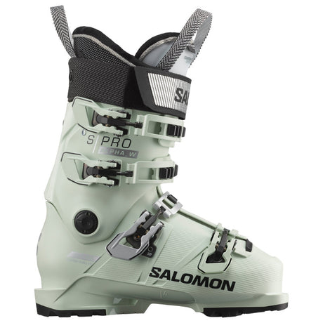 2024 Salomon S/Pro Alpha 100 W Ski Boots Moss Silver Black