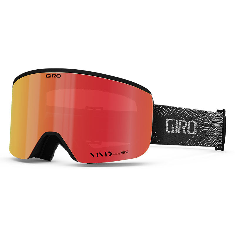 Giro Axis Goggles 2024 - Black and White Bit/Vivid Ember