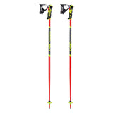 Leki WCR JR Lite SL 3D Kids' Ski Poles 2024 - Red/Black/Yellow