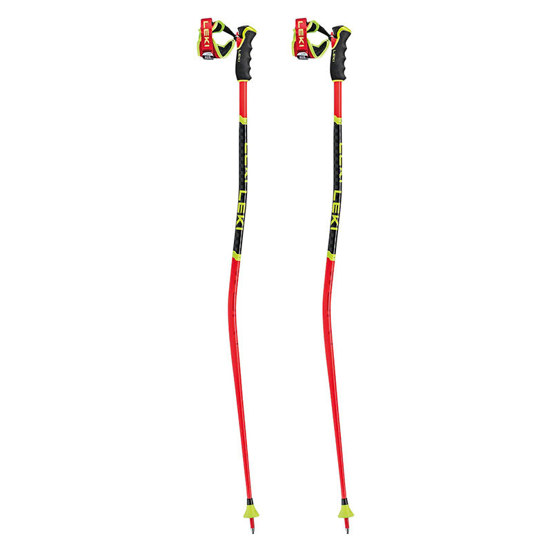 Leki WCR TBS GS 3D Ski Poles 2024 - Black/Red/Yellow