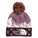 North Face Recycled Pom Pom Beanie - Almond Butter/Boysenberry