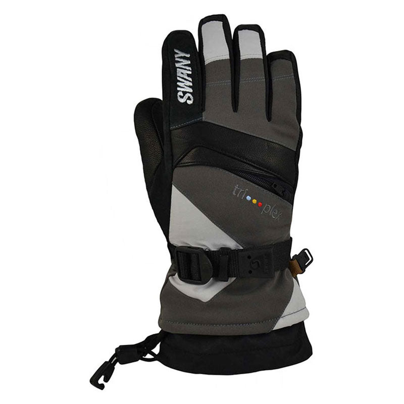 Swany X-Change Gloves Kids' 2024 - Light Grey/Dark Grey
