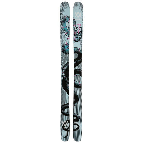 Volkl Revolt 104 Skis 2024 black blue freeride skis