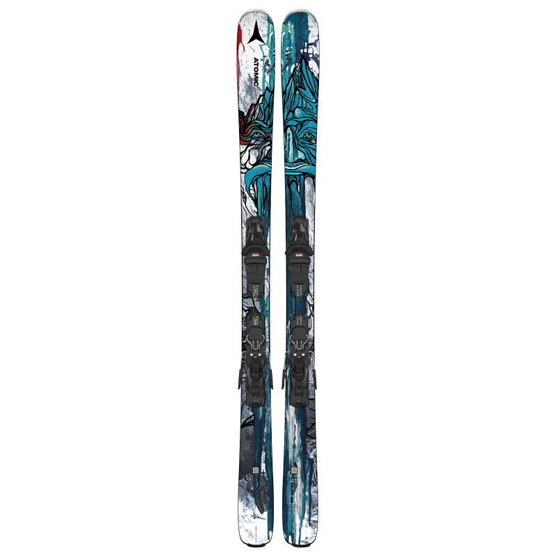 Atomic Bent 85 + M10 Skis 2024 blue red twin