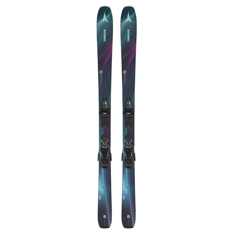 Atomic Maven 86 R + M10 Skis - Women's 2024 all mountain petrol pink