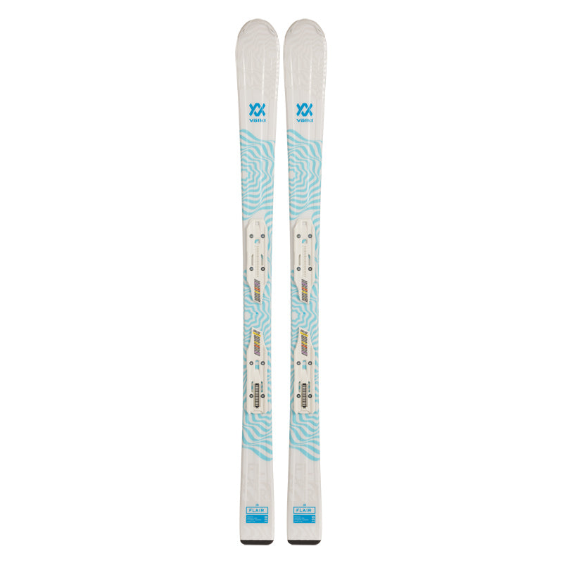 Volkl Flair Jr + 7.0 Skis - Kids' 2024 blue white 