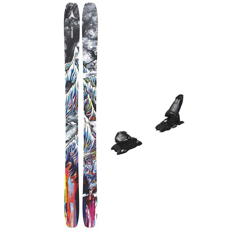 Atomic Bent 100 Skis 2025 with Marker Griffon Bindings.