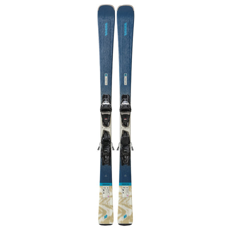 K2 Disruption 76 C + ER3 10 Skis - Women's 2025 blue frontside on piste