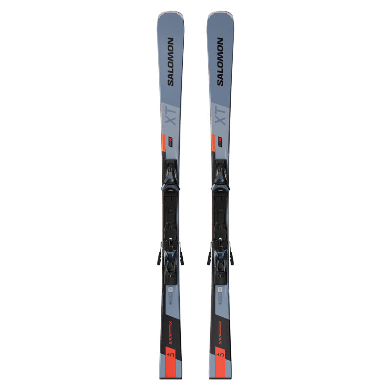 Salomon S/Max 10 XT + M12 Skis 2025 blue fronside on piste