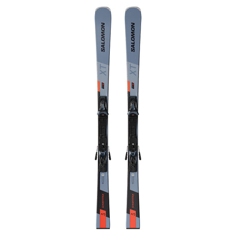 Salomon S/Max 10 XT + M12 Skis 2025 blue fronside on piste