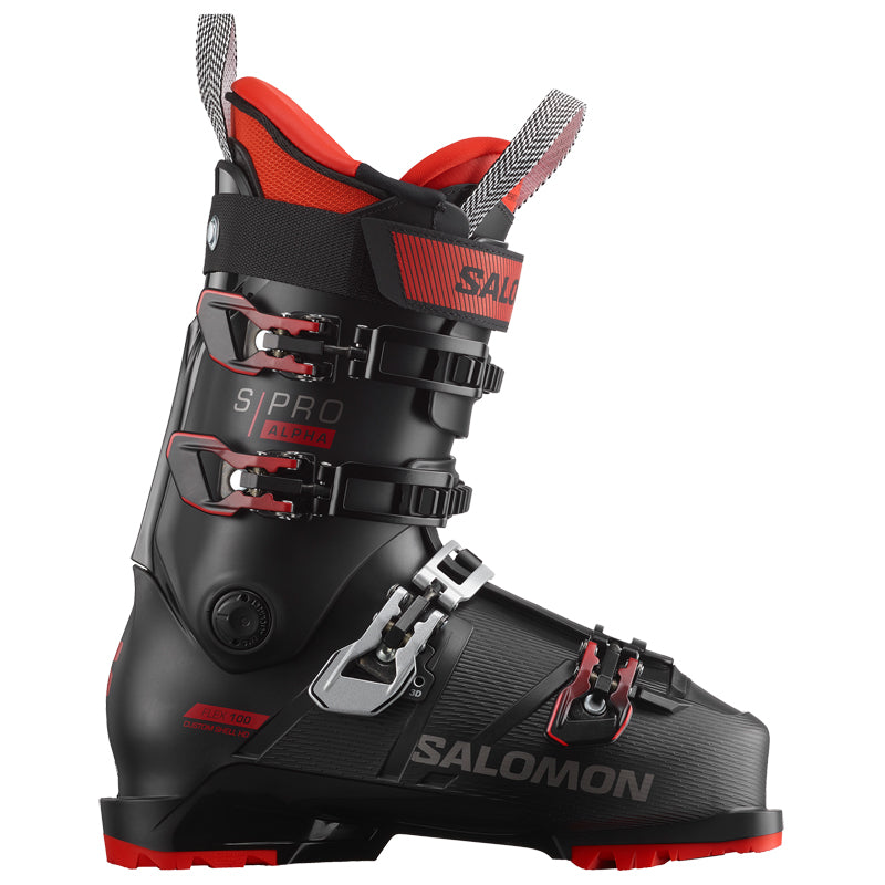 Salomon S/Pro Alpha 100 GW Ski Boots 2025 black red alpine