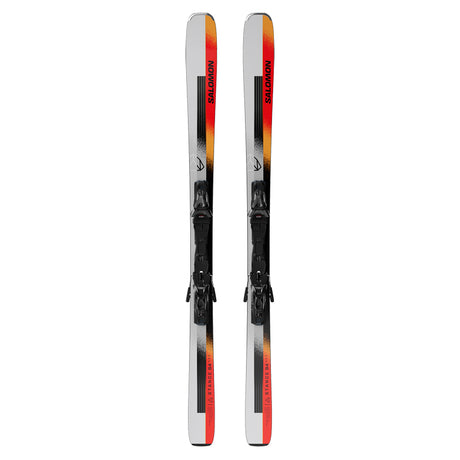 Salomon Stance 84 + M12 Skis 2025 grey red all mountain