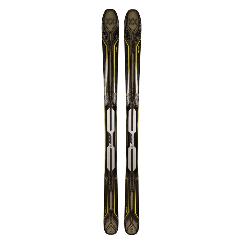 Volkl V-Werks 100 Skis 2025 black yellow freeride all mountain