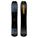 Black snowboard with 'Arbor' branding on a white background