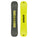 Two views of a snowboard with 'Arbor' branding on a white background