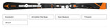 Atomic Q9 S skis Black and Orange.