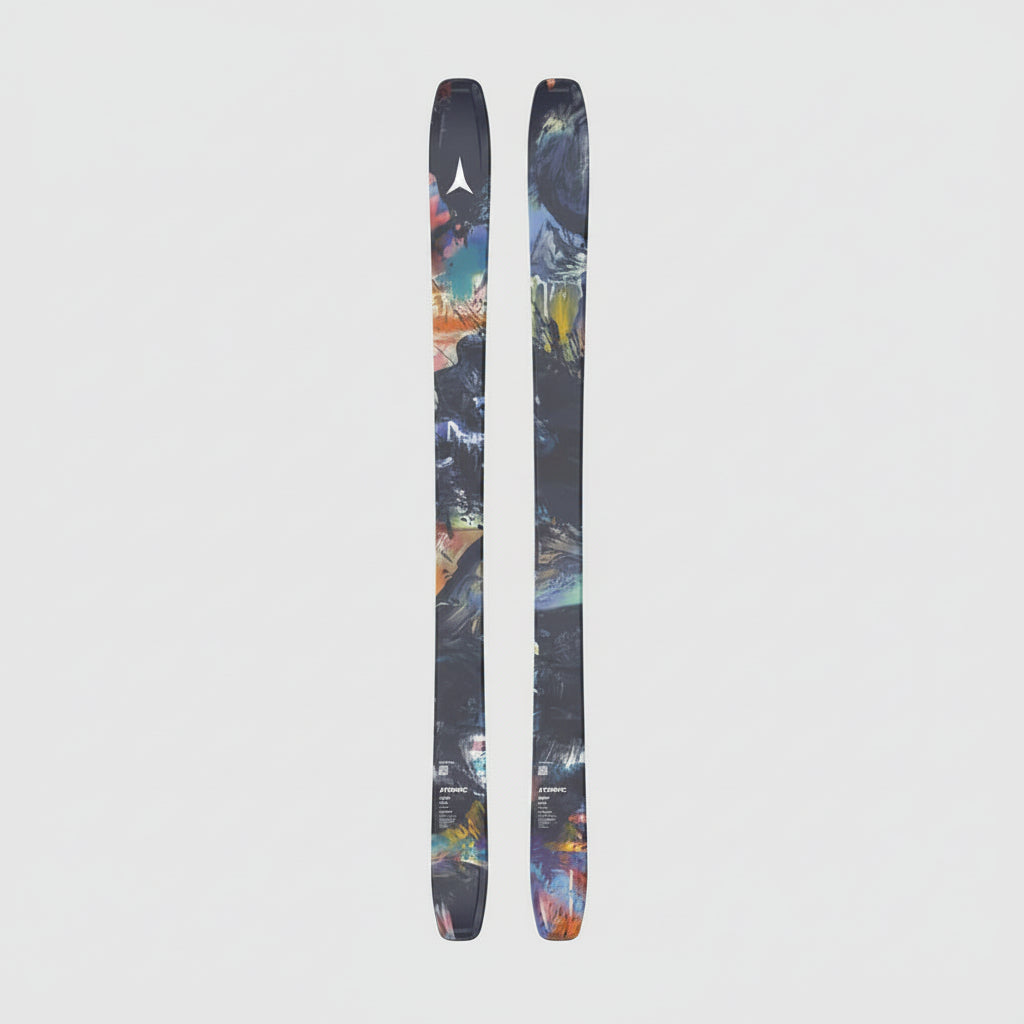 Atomic Bent 100 skis 2027 topsheet multicolor freeride twin tip