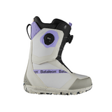 White Purple and Black Snowboard Boot