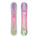 Colorful snowboard with Bataleon branding on a white background