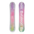 Colorful snowboard with Bataleon branding on a white background